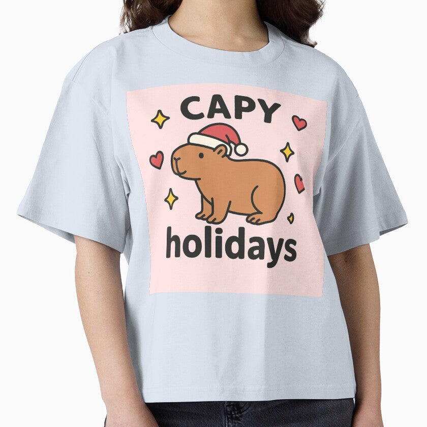 Capy Holidays by Lotus Love Tarot - Adult & Kids T-Shirts, Sweatshirts & Hoodies apparel design preview 1