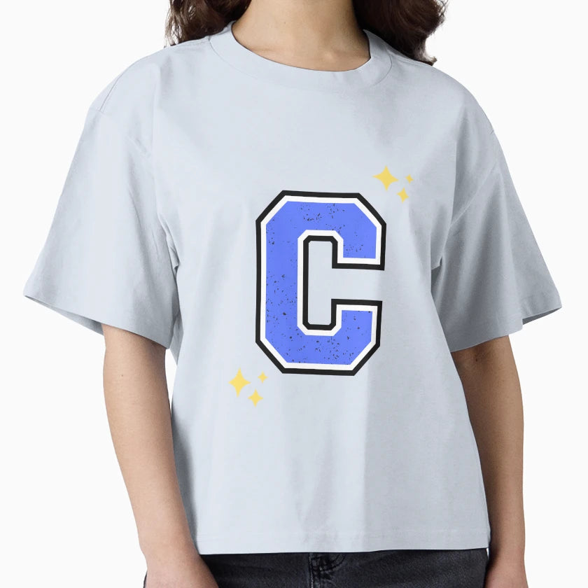 C Initial T-Shirt - Custom Art Print Men Women - T-Shirt, Sweatshirt, Hoodie