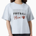 Football Mom Football Season Custom T-Shirt - Aesthetic Graphic for Adults - T-Shirt, Sweatshirt, Hoodie