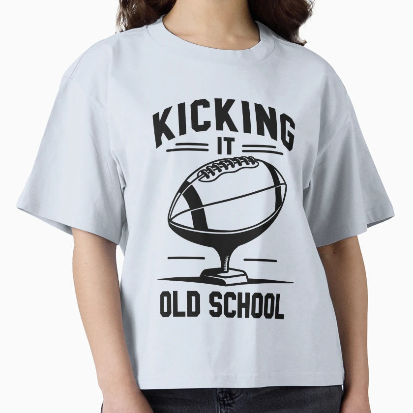 Kicking It Old School T-Shirt - Minimalist Print Unisex - T-Shirt, Sweatshirt, Hoodie