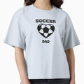 Soccer Dad Football Heart Shape Father T-Shirt - Unique Graphic for Adults - T-Shirt, Sweatshirt, Hoodie