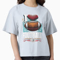 I Love Football Football Fans T-Shirt - Minimalist Print for Adults - T-Shirt, Sweatshirt, Hoodie