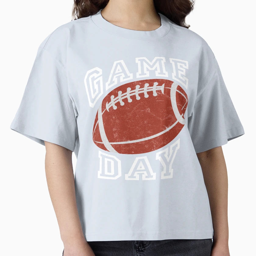 American Football Game Day Ball T-Shirt - Custom Art Print for Adults - T-Shirt, Sweatshirt, Hoodie