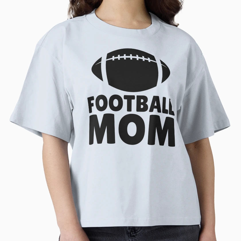 Football Mom T-Shirt - Minimalist Print Unisex - T-Shirt, Sweatshirt, Hoodie