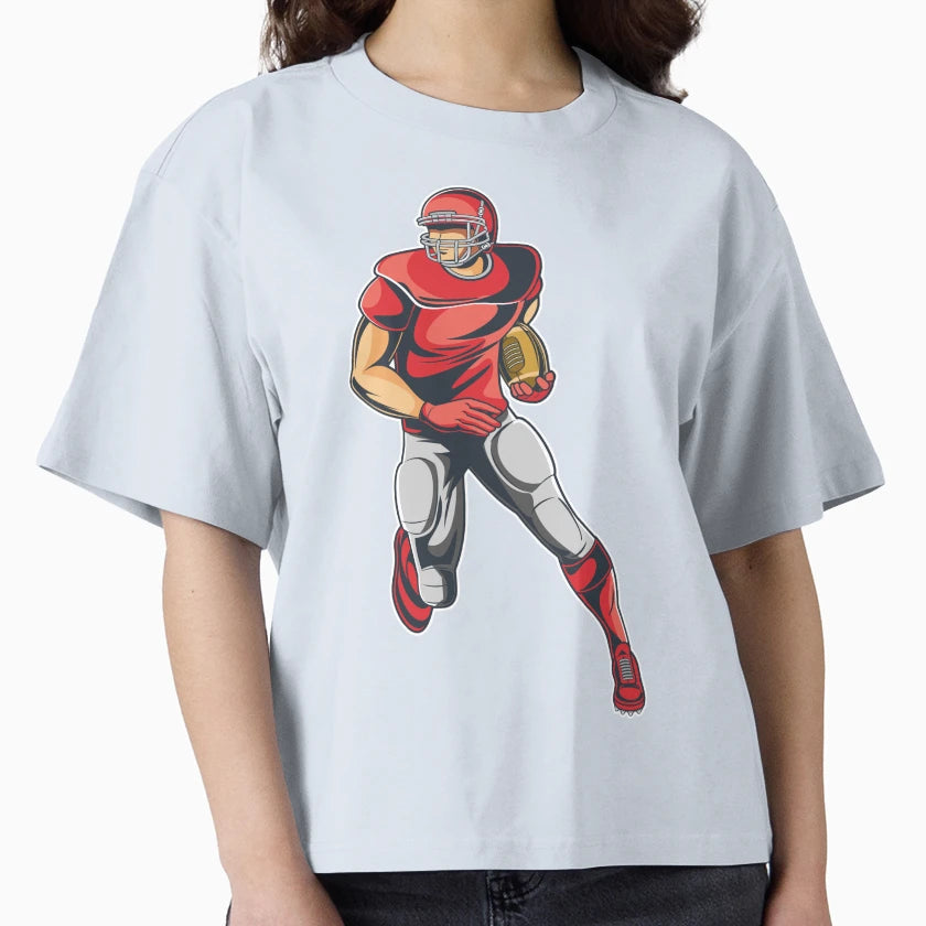 Football Player T-Shirt - Trendy Graphic Men Women - T-Shirt, Sweatshirt, Hoodie