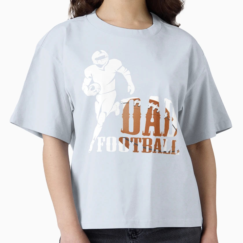 Football Dad Fathers Day Gift 3 T-Shirt - Aesthetic Graphic Men Women - T-Shirt, Sweatshirt, Hoodie