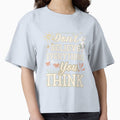 Don't believe everything you think pink version by - Adult & Kids T-Shirts, Sweatshirts & Hoodies apparel design preview 1