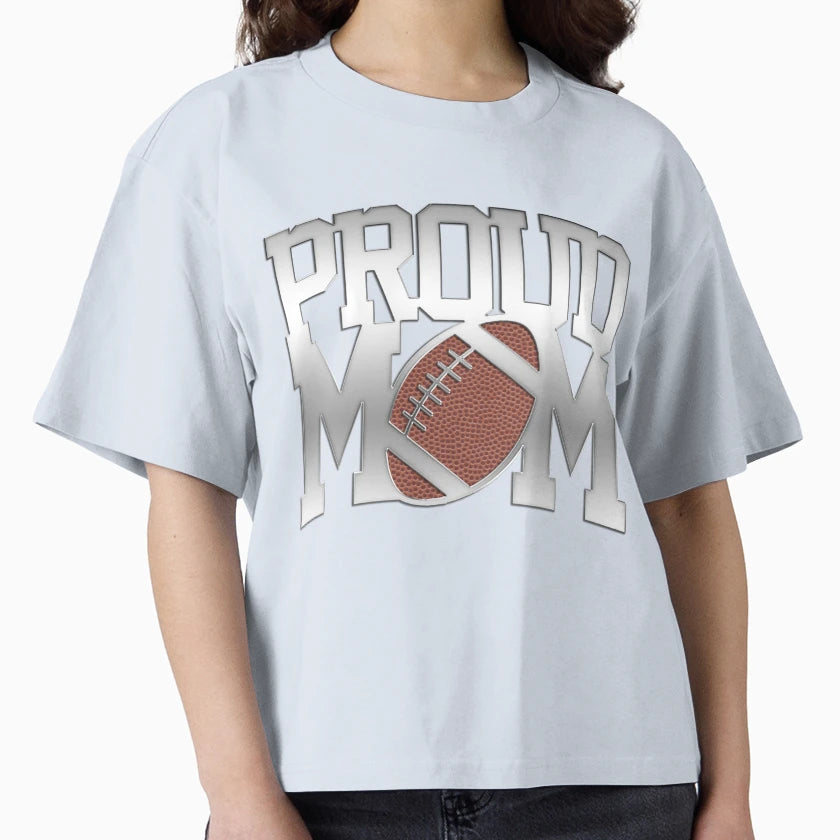 Proud Football Mom Awesome T-Shirt - Novelty Apparel Unisex - T-Shirt, Sweatshirt, Hoodie