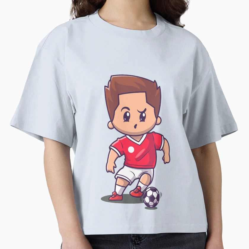 Playing Soccer Vector T-Shirt - Fun Novelty Design Unisex - T-Shirt, Sweatshirt, Hoodie