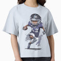 Child Playing American Football T-Shirt - Aesthetic Graphic for Adults - T-Shirt, Sweatshirt, Hoodie