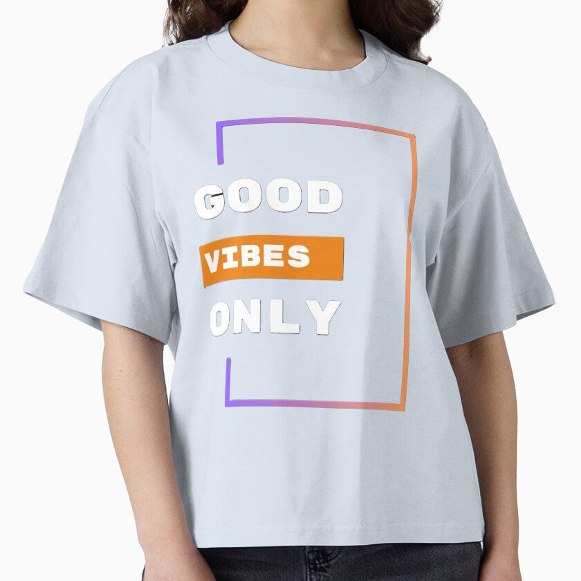 GOOD VIBES ONLY by GO TRENDY - Adult & Kids T-Shirts, Sweatshirts & Hoodies apparel design preview 1