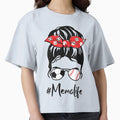 Classy Mema Life Soccer Messy Bun Baseball T-Shirt - Trendy Graphic Unisex - T-Shirt, Sweatshirt, Hoodie