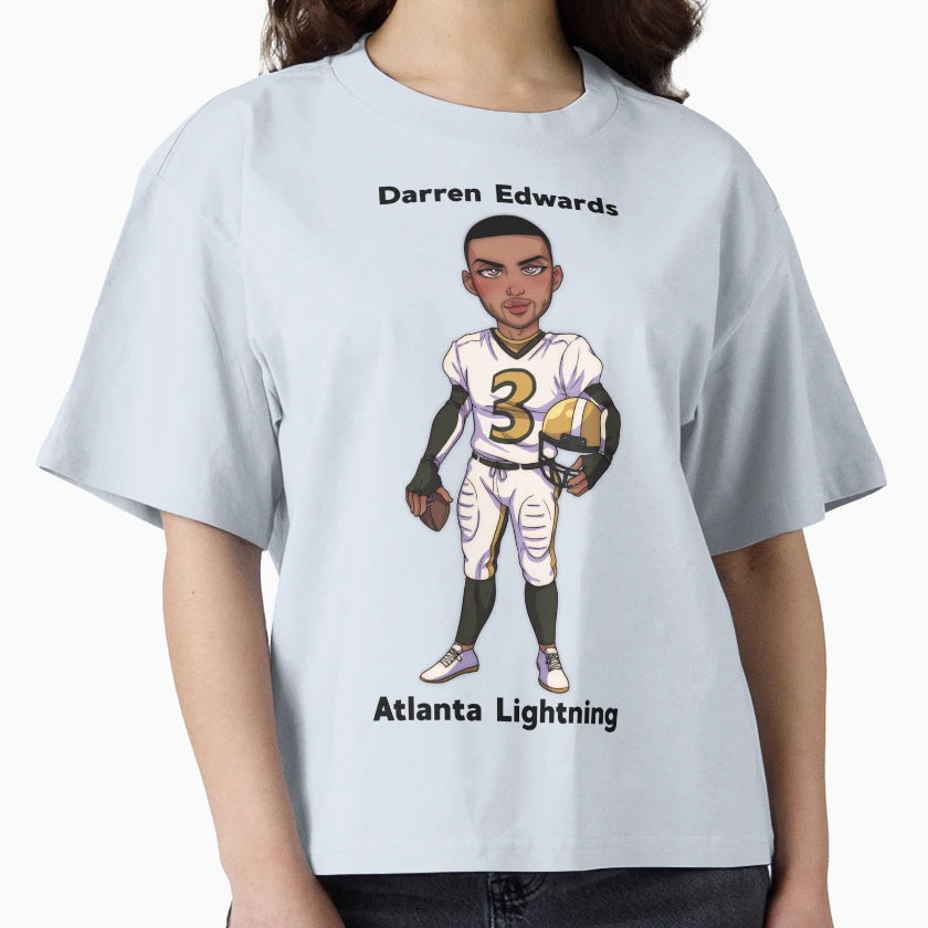 Darren End Zone T-Shirt - Trendy Graphic for Adults - T-Shirt, Sweatshirt, Hoodie