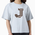 Personalized Football Initial J T-Shirt - Custom Art Print Men Women - T-Shirt, Sweatshirt, Hoodie