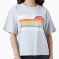 Milf I Love Football Sports T-Shirt - Fun Novelty Design Men Women - T-Shirt, Sweatshirt, Hoodie