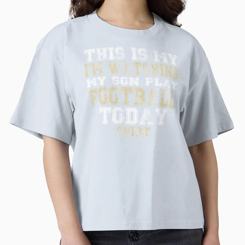 This Is My Im Watching My Son Play T-Shirt - Novelty Apparel for Adults - T-Shirt, Sweatshirt, Hoodie