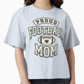 Proud Football Mom T-Shirt - Minimalist Print Unisex - T-Shirt, Sweatshirt, Hoodie
