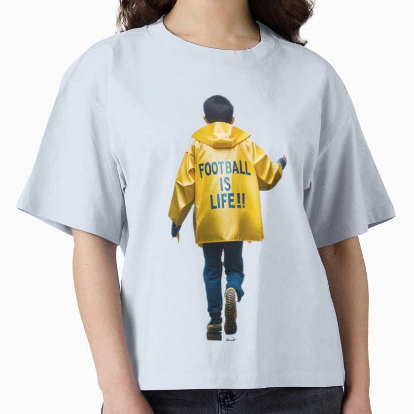 Football Is Whole Life T-Shirt - Custom Art Print for Adults - T-Shirt, Sweatshirt, Hoodie