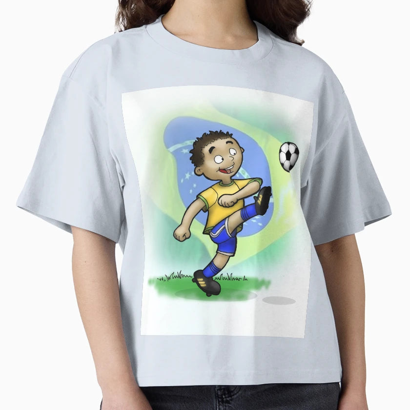 Brasil Football Team T-Shirt - Fun Novelty Design for Adults - T-Shirt, Sweatshirt, Hoodie