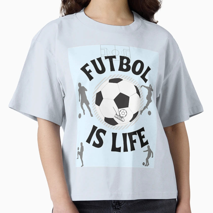 Football Is Life 4 T-Shirt - Custom Art Print Men Women - T-Shirt, Sweatshirt, Hoodie