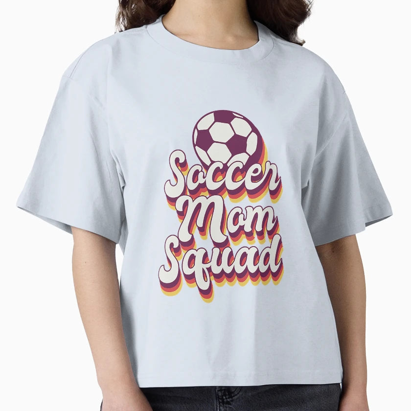 Soccer Mom Squad Team Soccer Parent T-Shirt - Trendy Graphic Unisex - T-Shirt, Sweatshirt, Hoodie