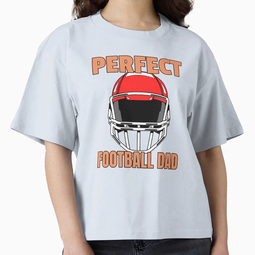Football Dad American Football Helmet T-Shirt - Minimalist Print Unisex - T-Shirt, Sweatshirt, Hoodie