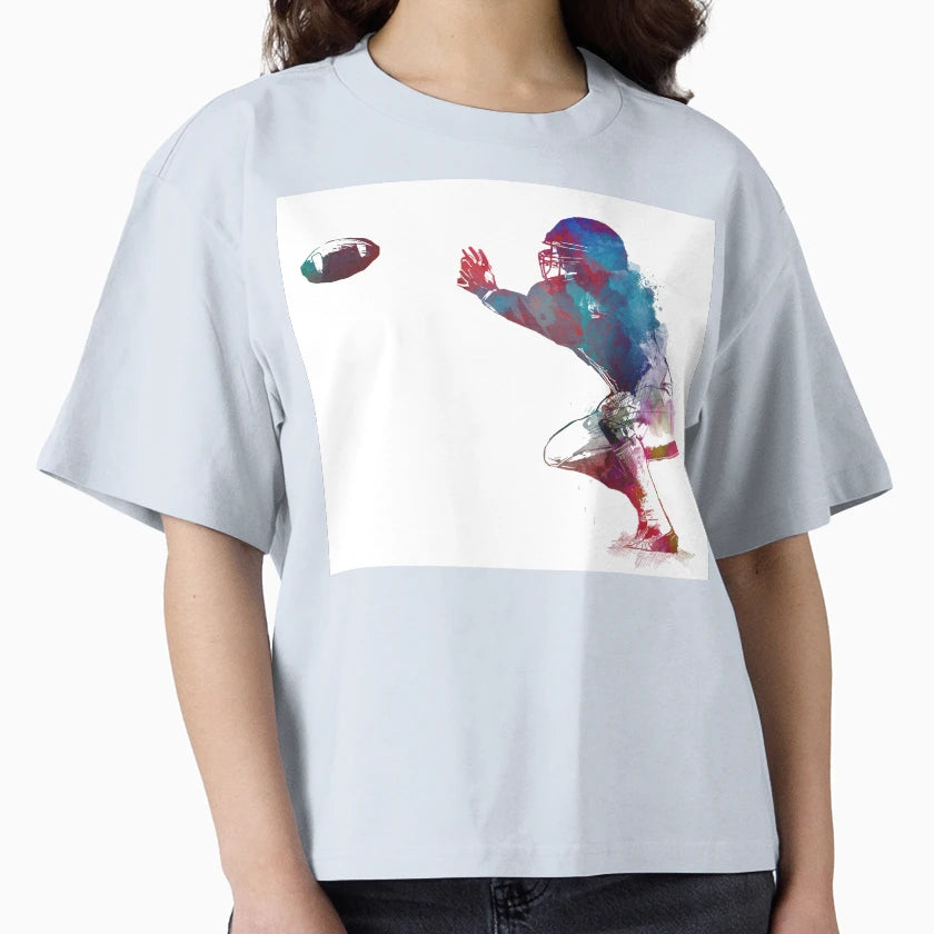 American Football Player Football T-Shirt - Streetwear Style for Adults - T-Shirt, Sweatshirt, Hoodie