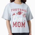 Loud Proud Football And Cheer Mom T-Shirt - Fun Novelty Design for Adults - T-Shirt, Sweatshirt, Hoodie