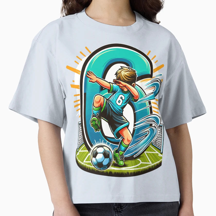 6 Year Old Soccer Birthday T-Shirt - Graphic Print Men Women - T-Shirt, Sweatshirt, Hoodie