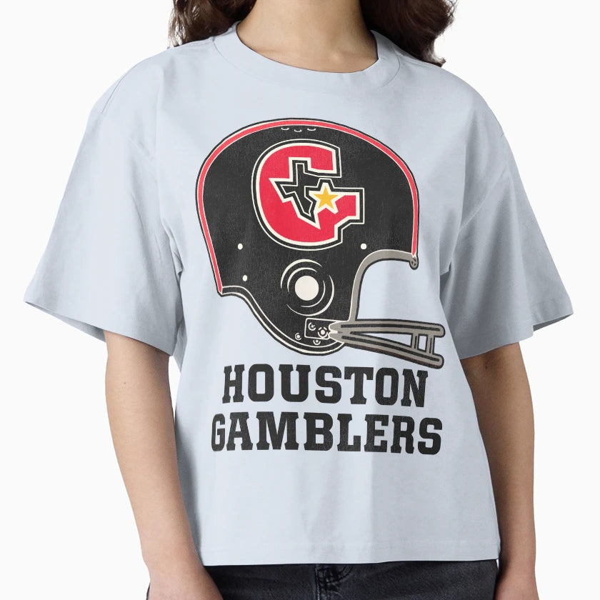 Houston Gamblers Football Team T-Shirt - Novelty Apparel Unisex - T-Shirt, Sweatshirt, Hoodie
