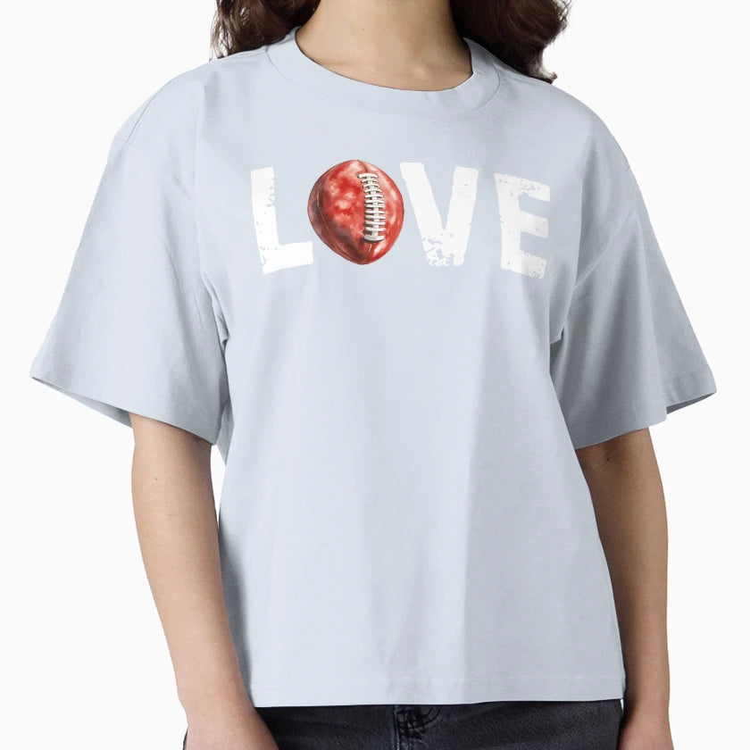 I Love Football T-Shirt - Casual Everyday Wear Unisex - T-Shirt, Sweatshirt, Hoodie