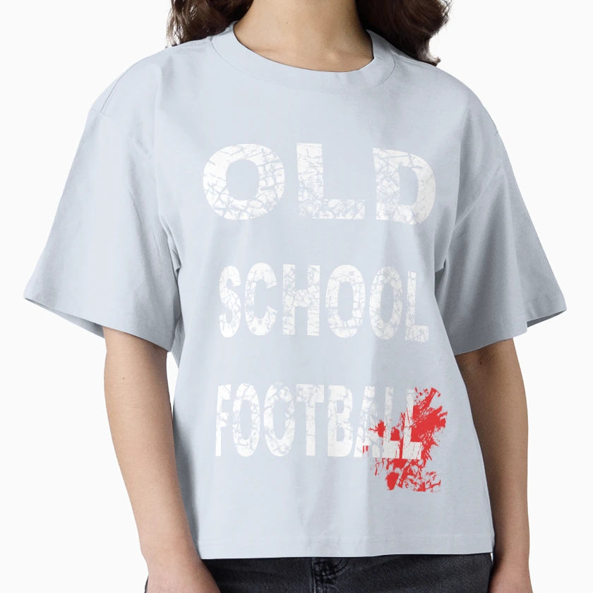 Old School Football T-Shirt - Aesthetic Graphic Men Women - T-Shirt, Sweatshirt, Hoodie