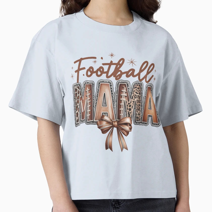 Football Mama T-Shirt - Custom Art Print Men Women - T-Shirt, Sweatshirt, Hoodie