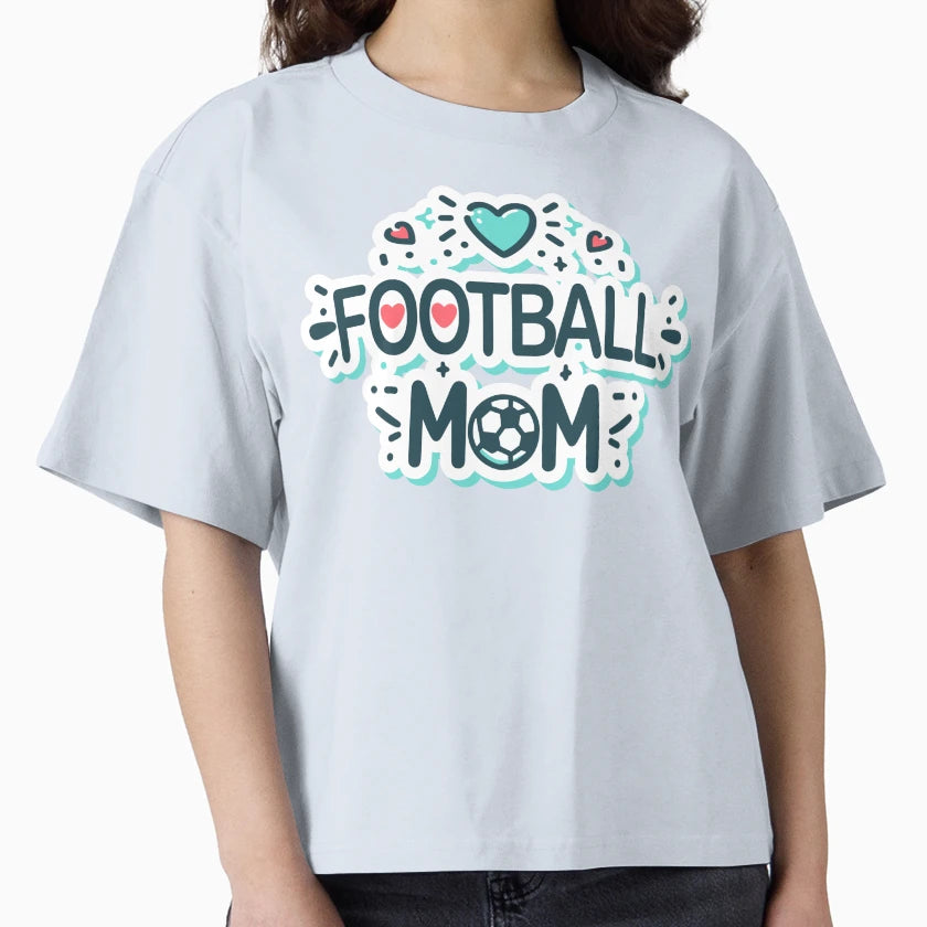 Football Mom Soccer Mom T-Shirt - Custom Art Print Unisex - T-Shirt, Sweatshirt, Hoodie