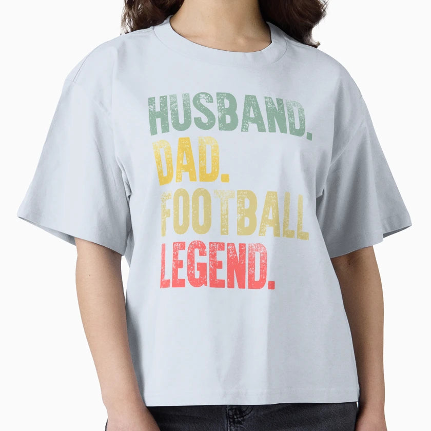 Funny Husband Dad Football Legend T-Shirt - Graphic Print for Adults - T-Shirt, Sweatshirt, Hoodie
