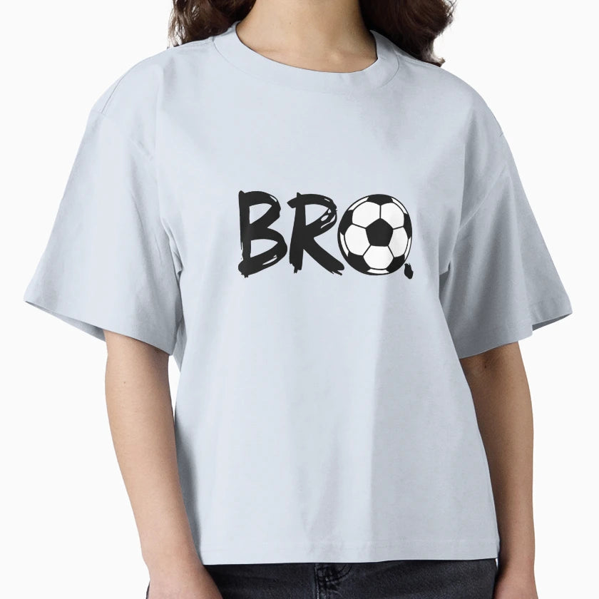 Bro Soccer Ball Minimal Sporty T-Shirt - Casual Everyday Wear for Adults - T-Shirt, Sweatshirt, Hoodie