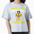 Just Who Loves Football T-Shirt - Streetwear Style Unisex - T-Shirt, Sweatshirt, Hoodie