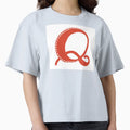 Letter Q Red Initial Monogram T-Shirt - Fun Novelty Design for Adults - T-Shirt, Sweatshirt, Hoodie