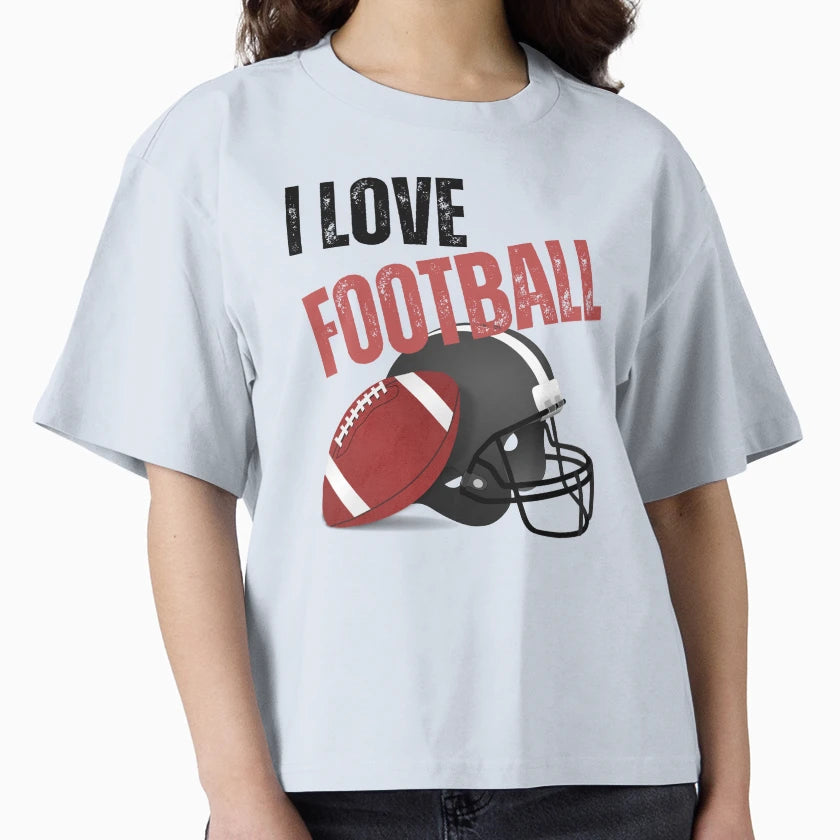 I Love Football T-Shirt - Novelty Apparel Men Women - T-Shirt, Sweatshirt, Hoodie