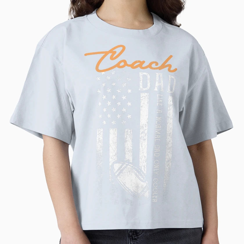 Football Coach Dad T-Shirt - Graphic Print Unisex - T-Shirt, Sweatshirt, Hoodie