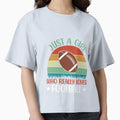 Football Lover American Football Player T-Shirt - Trendy Graphic for Adults - T-Shirt, Sweatshirt, Hoodie