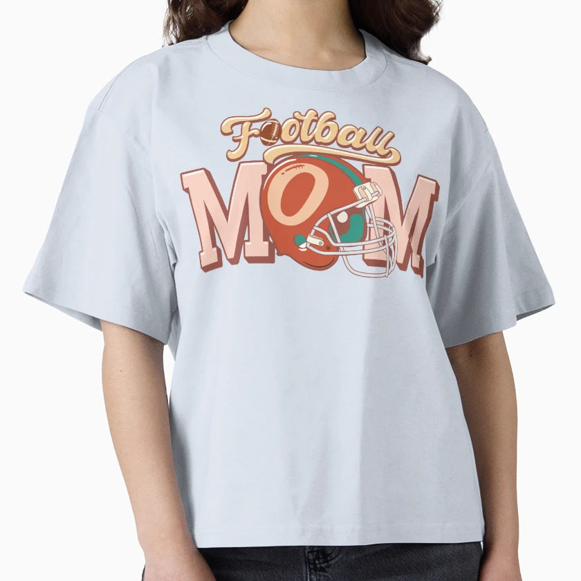 Football Mom T-Shirt - Minimalist Print for Adults - T-Shirt, Sweatshirt, Hoodie