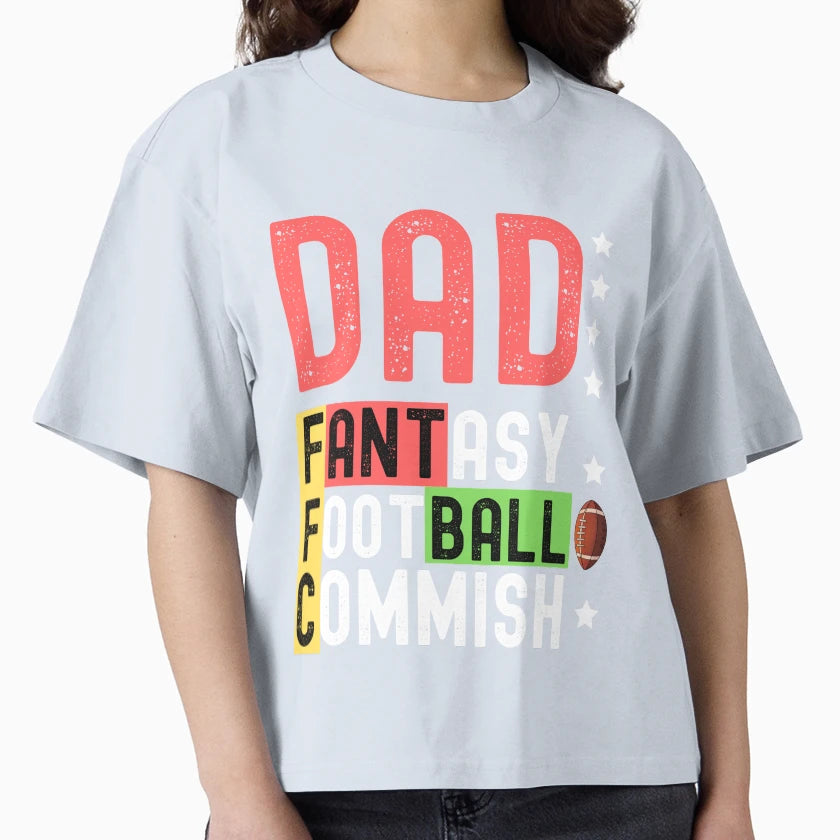 Husband Dad Fantasy Football Commish T-Shirt - Fun Novelty Design Unisex - T-Shirt, Sweatshirt, Hoodie