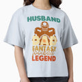 Husband Dad Fantasy Football Legend T-Shirt - Aesthetic Graphic Unisex - T-Shirt, Sweatshirt, Hoodie