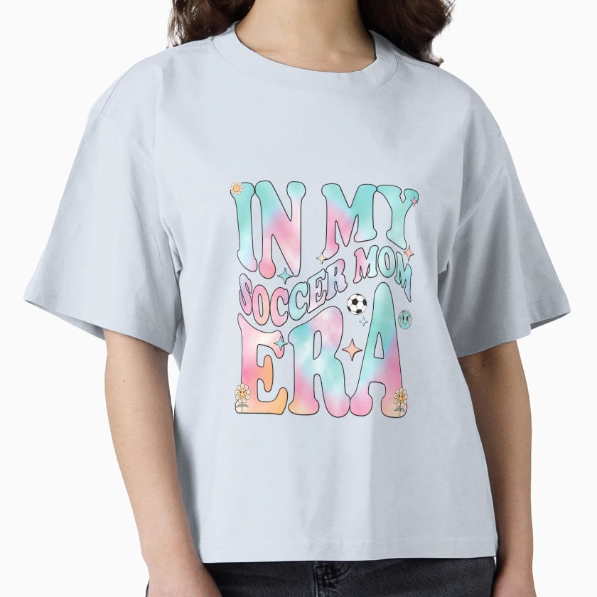My Soccer Mom Era Groovy My Soccer T-Shirt - Fun Novelty Design for Adults - T-Shirt, Sweatshirt, Hoodie
