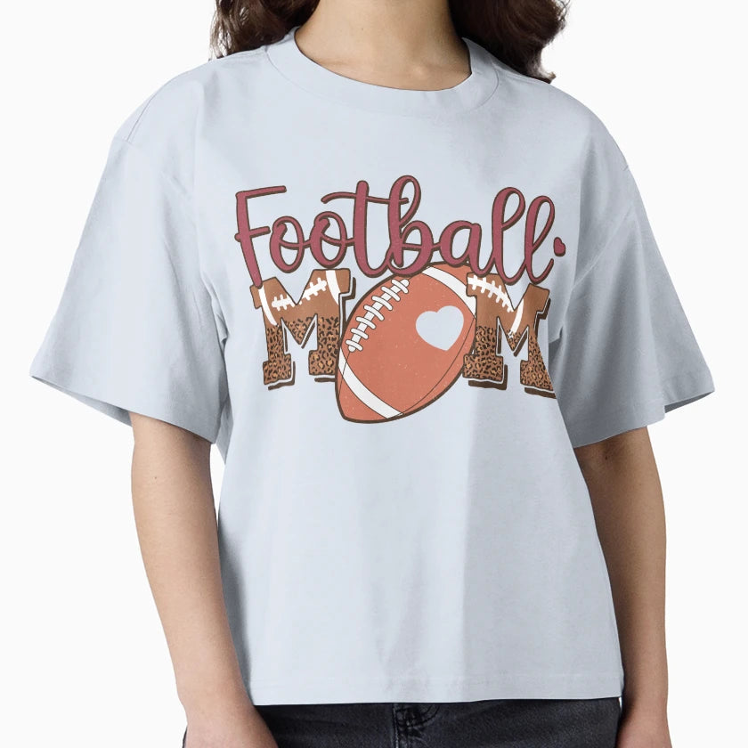 Football Mom Mothers Day T-Shirt - Aesthetic Graphic Men Women - T-Shirt, Sweatshirt, Hoodie
