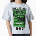 Soccer Player Dad T-Shirt - Custom Art Print Men Women - T-Shirt, Sweatshirt, Hoodie