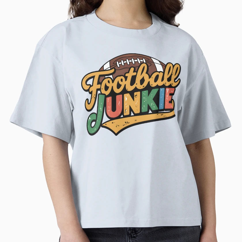 Football Junkie T-Shirt - Fun Novelty Design for Adults - T-Shirt, Sweatshirt, Hoodie