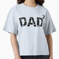 Father 2 Dad Squared Fathers Day T-Shirt - Fun Novelty Design for Adults - T-Shirt, Sweatshirt, Hoodie