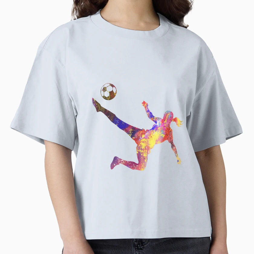 Kicking Ball Air Art I T-Shirt - Novelty Apparel Unisex - T-Shirt, Sweatshirt, Hoodie